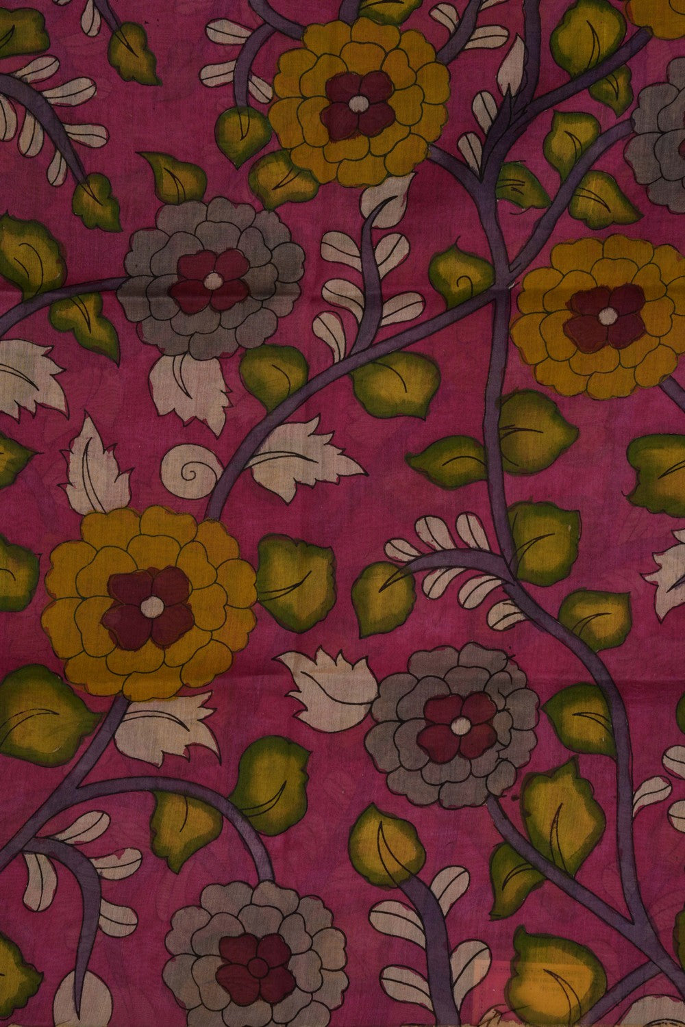 Image of Kalamkari Hand-Painted Dupatta