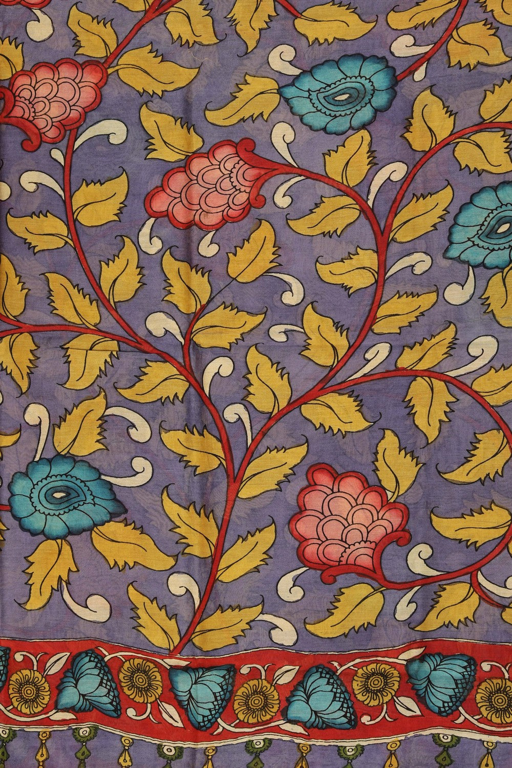 Image of Kalamkari Hand-Painted Dupatta