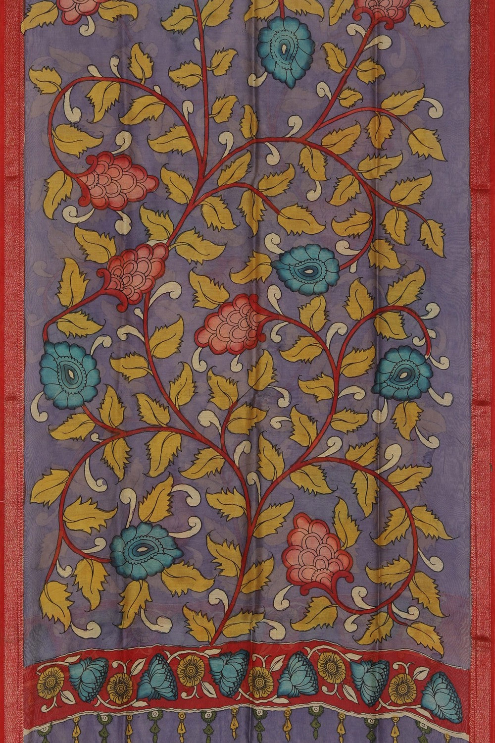 Image of Kalamkari Hand-Painted Dupatta