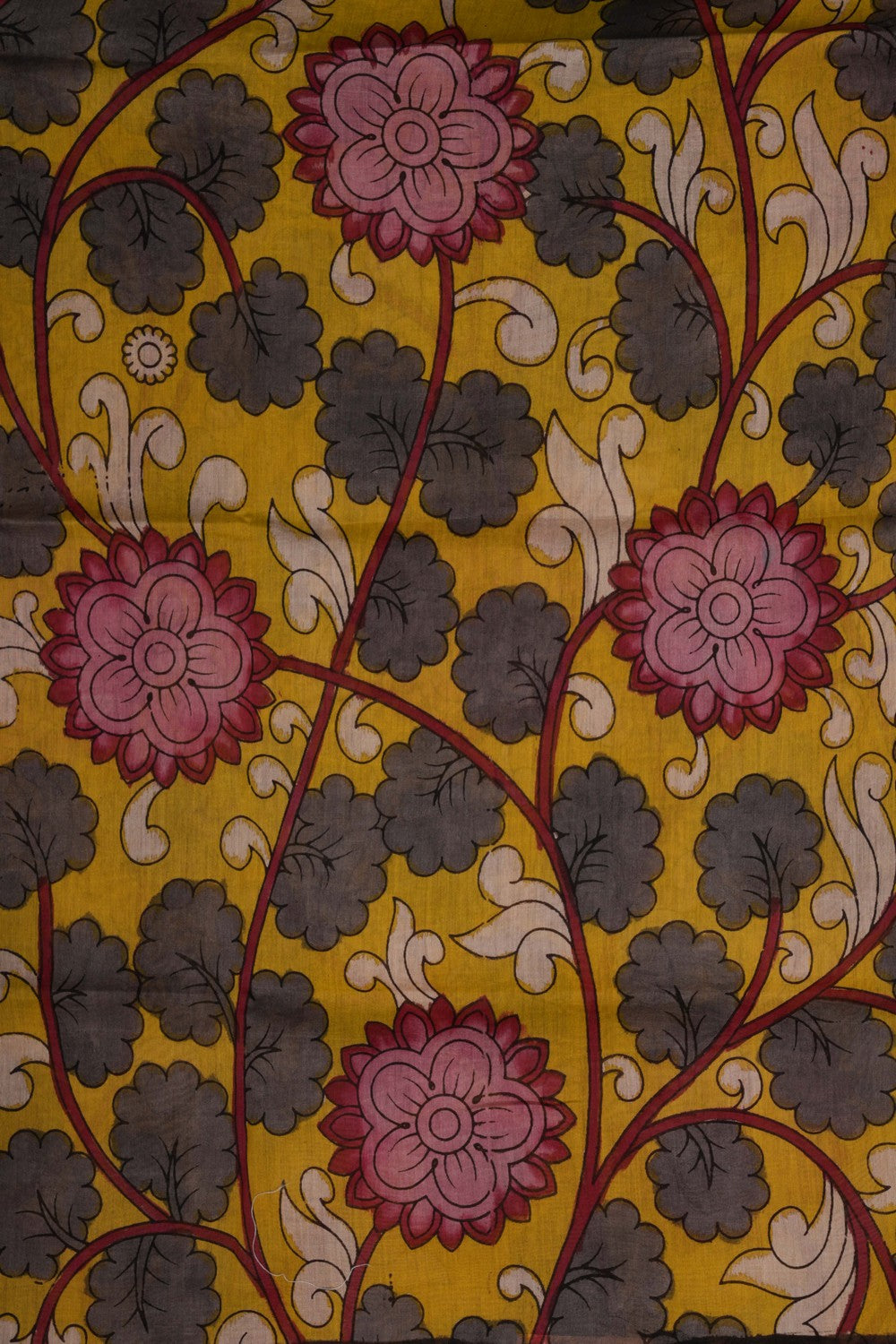 Image of Kalamkari Hand-Painted Dupatta