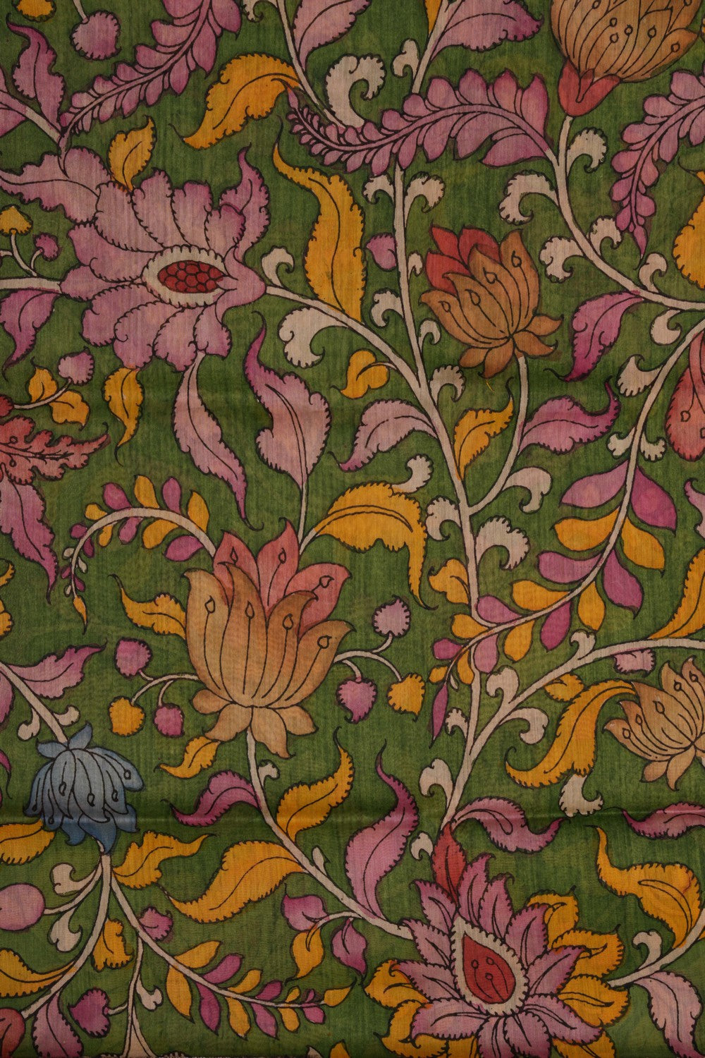Kalamkari Hand-Painted Dupatta