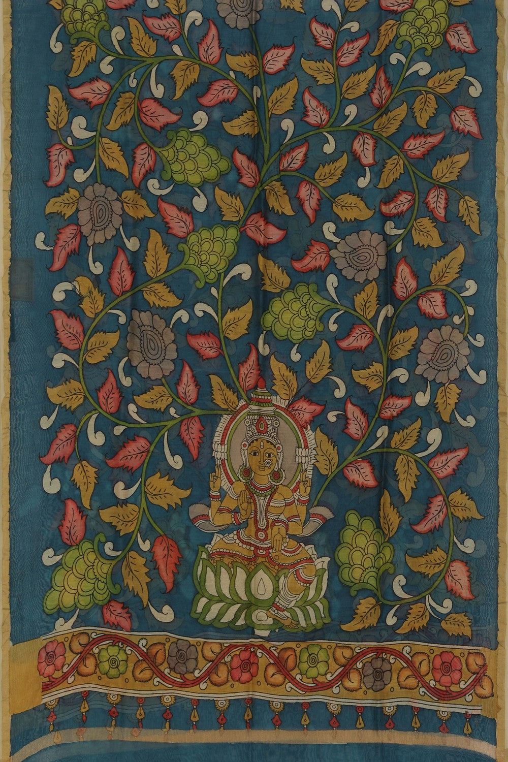 Kalamkari Hand-Painted Dupatta