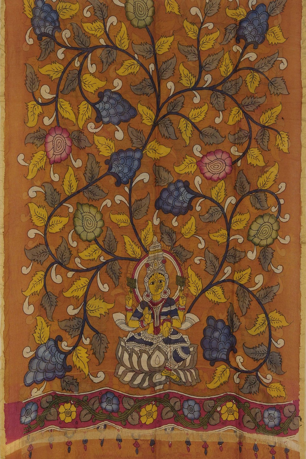 Kalamkari Hand-Painted Dupatta