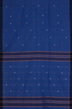 Image of South Cotton Blue Saree