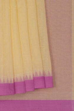 Image of South Cotton Cream Saree
