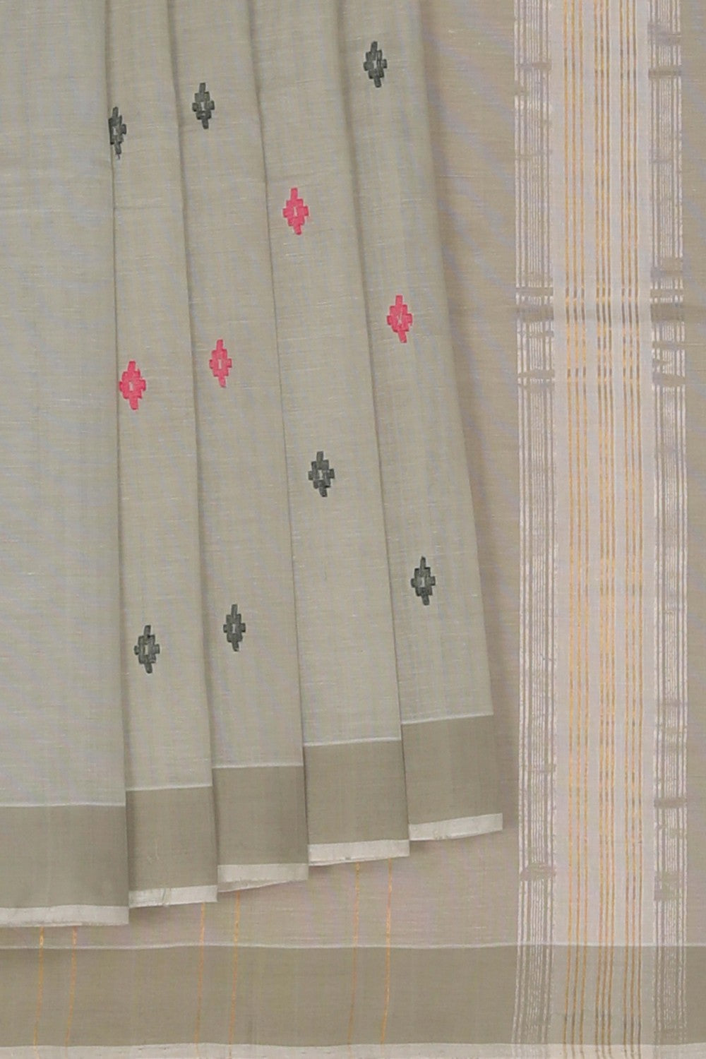 Image of South Cotton Grey Saree