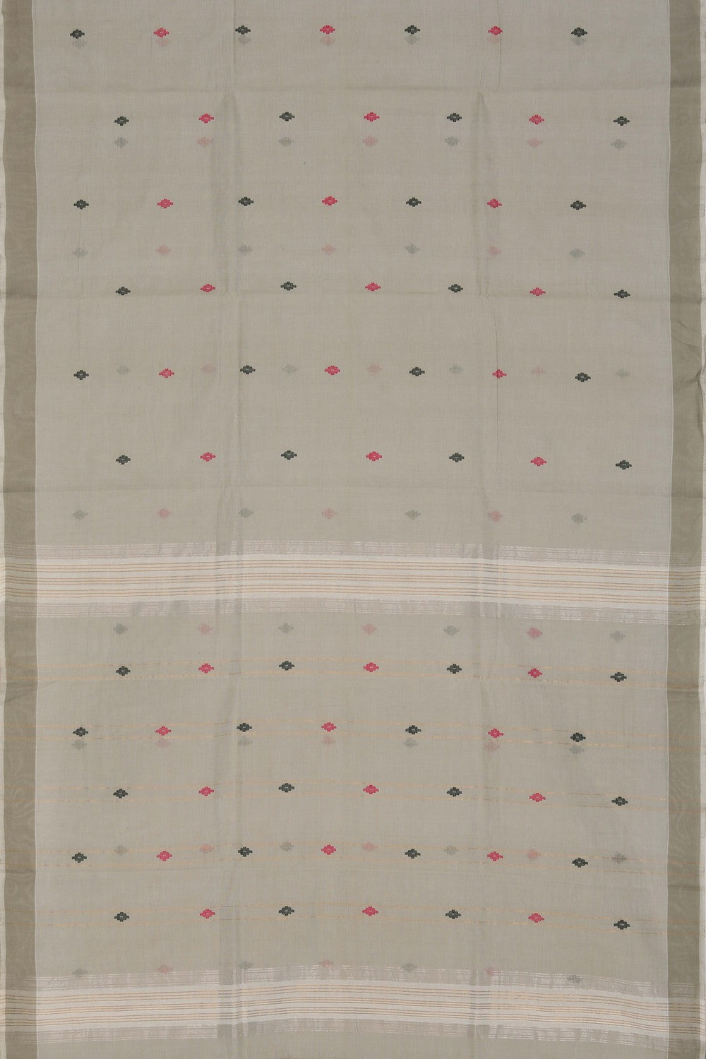 Image of South Cotton Grey Saree