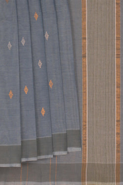 Image of South Cotton Grey Saree