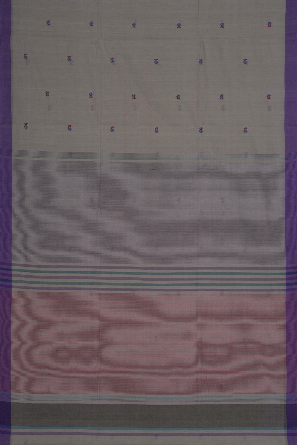 Image of South Cotton Grey Saree