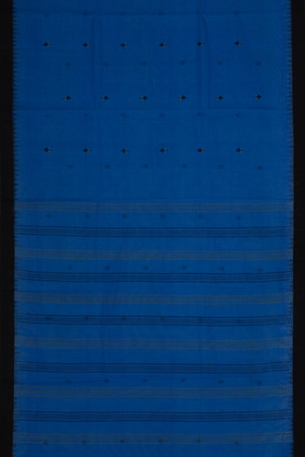 Image of South Cotton Blue Saree