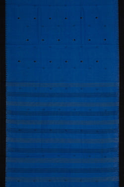 Image of South Cotton Blue Saree