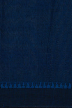 Image of South Cotton Blue Saree