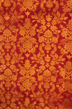 Image of Red Brocade Kanchipattu Saree