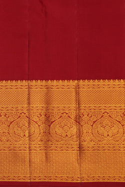 Image of Red Brocade Kanchipattu Saree