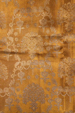 Image of A Gold Tissue Brocade Kanchipattu Saree
