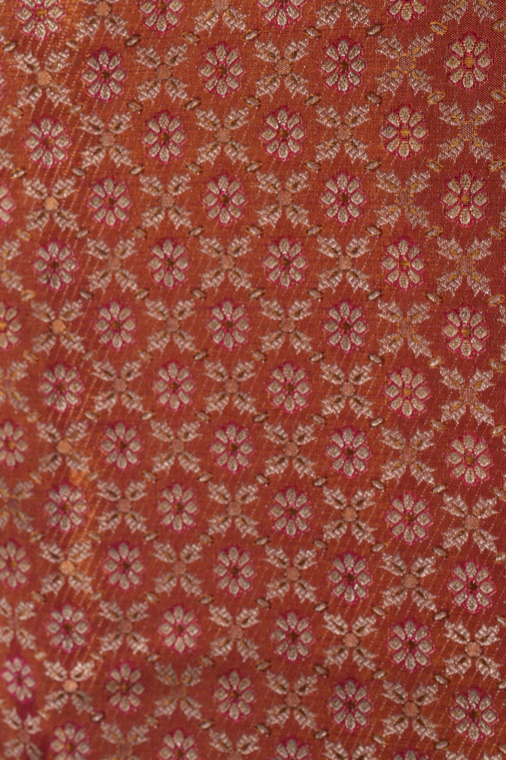 Pink Brocade Kanchipattu Saree