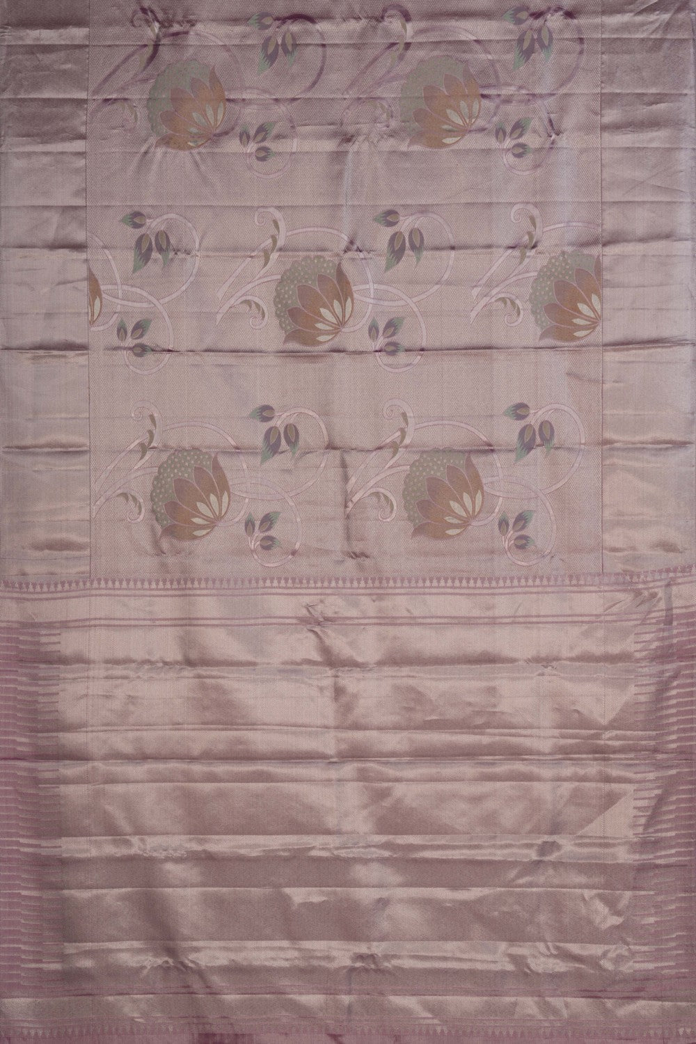 Kanchipattu Brocade Mauve Saree