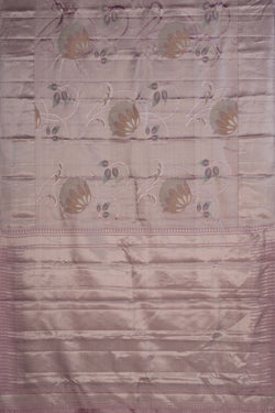 Image of Kanchipattu Brocade Mauve Saree