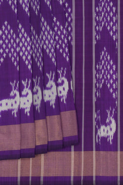 Image of Pochampally Ikat Silk Saree