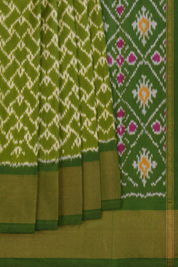 Image of Pochampally Ikat Silk Saree