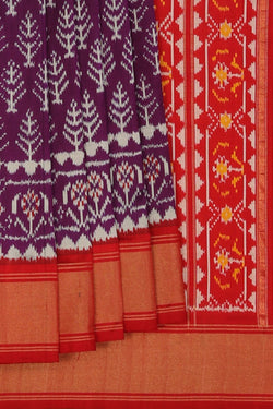 Image of Pochampally Ikat Silk Saree