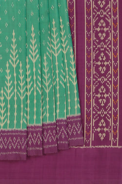 Image of Pochampally Ikat Silk Saree