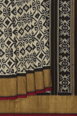 Image of Pochampally Ikat Silk Saree