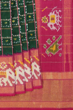 Image of Pochampally Ikat Silk Saree