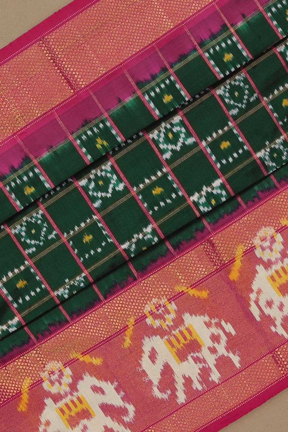 Pochampally Ikat Silk Saree