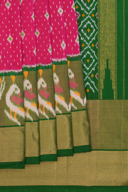 Image of Pochampally Ikat Silk Saree