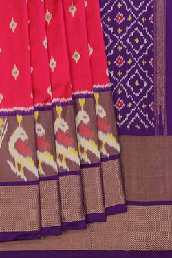 Image of Pochampally Ikat Silk Saree