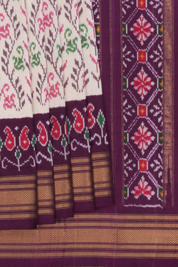 Image of Pochampally Ikat Silk Saree