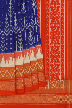 Image of Pochampally Ikat Silk Saree