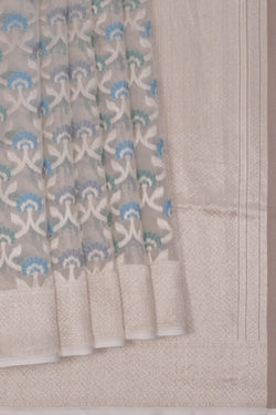 Image of Kora Silk Brocade Saree