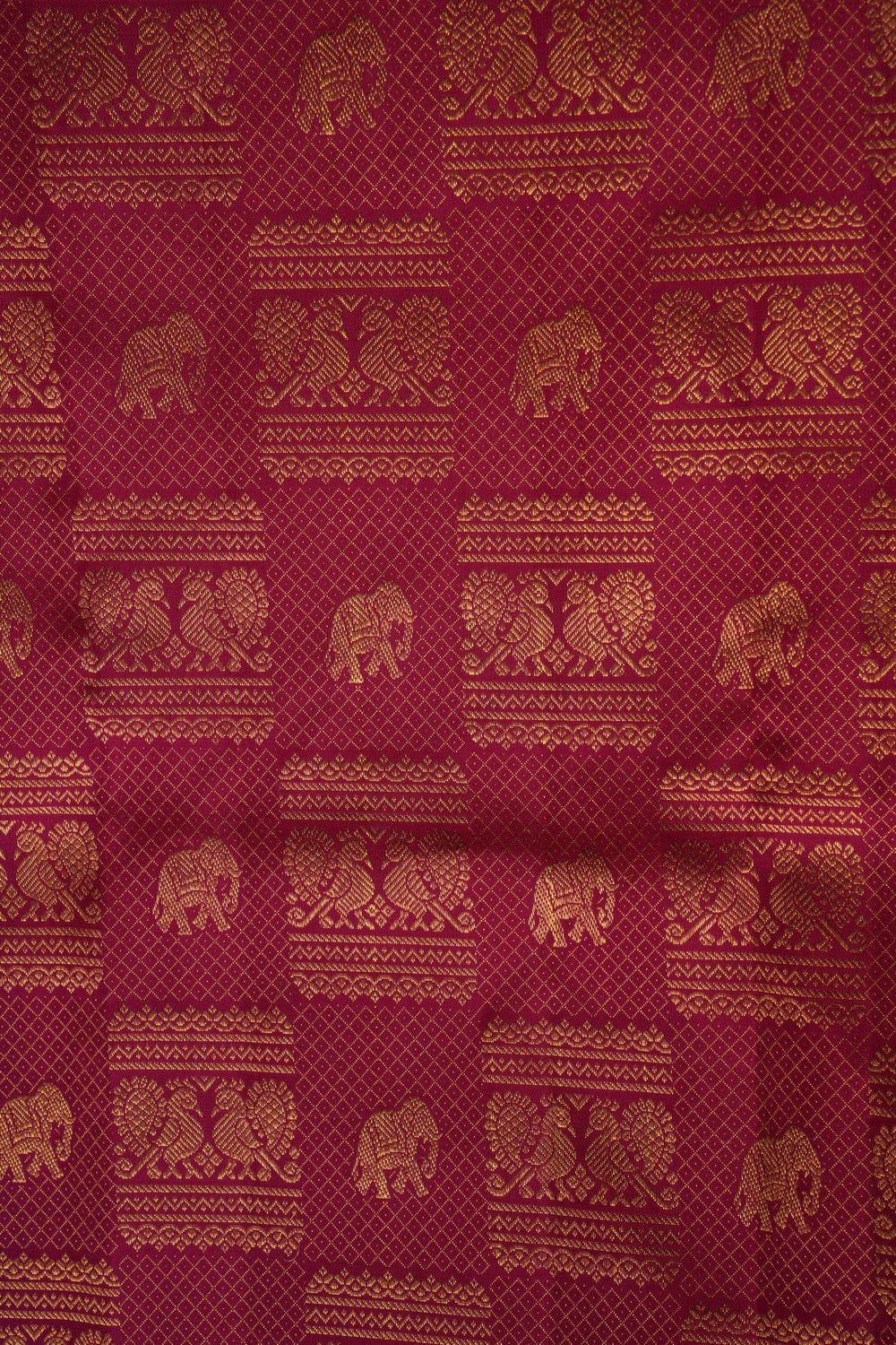 Pink Brocade Kanchipattu Saree