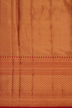 Image of Kanchipattu Gold Tissue Brocade A Rich, Luminous Sheen Saree