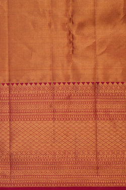 Image of Kanchipattu Gold Tissue Brocade A Rich, Luminous Sheen Saree