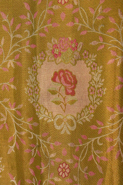 Image of Kanchipattu Gold Tissue Brocade A Rich, Luminous Sheen Saree