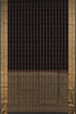 Image of Violet South Silk Kattam Saree