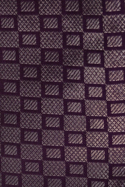 Image of Arani Silk Shimmering Violet Saree