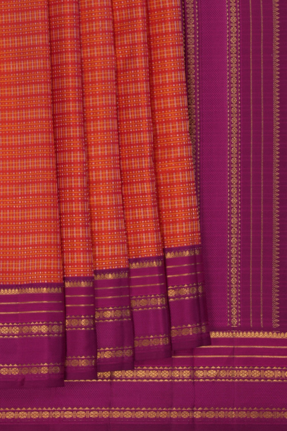 Arani Silk Shimmering Kattam Saree