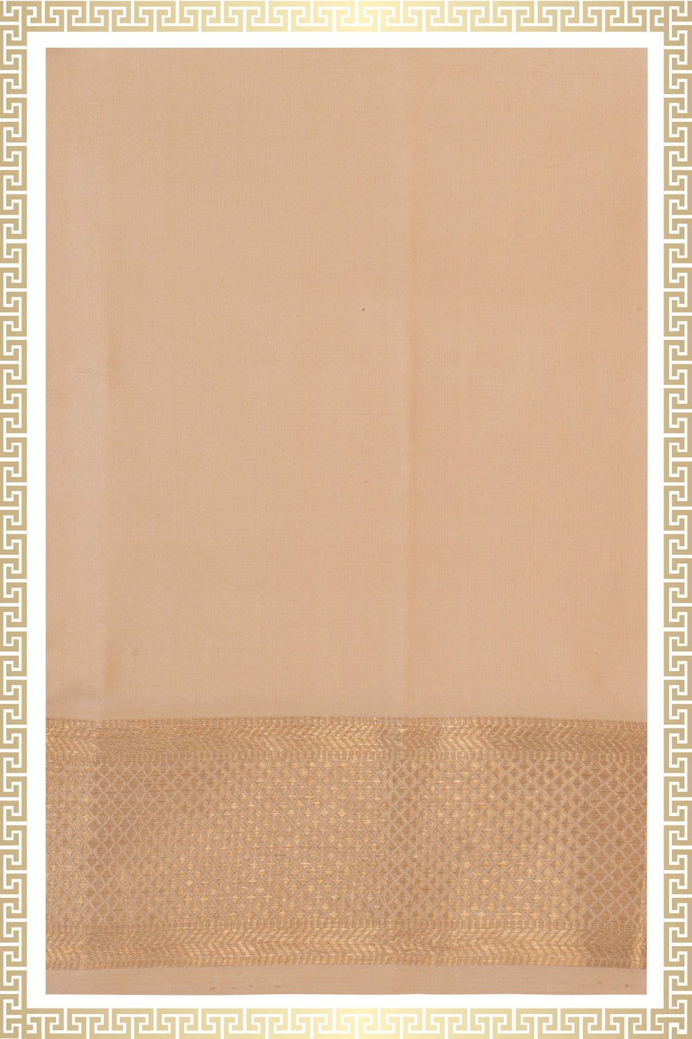 Arani Silk Off-White Dhoti With Kanduva (8 X 4)