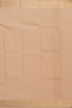 Image of Arani Silk Off-White Dhoti With Kanduva (8 X 4)