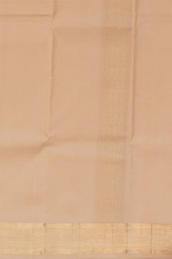 Image of Arani Silk Off-White Dhoti With Kanduva (8 X 4)