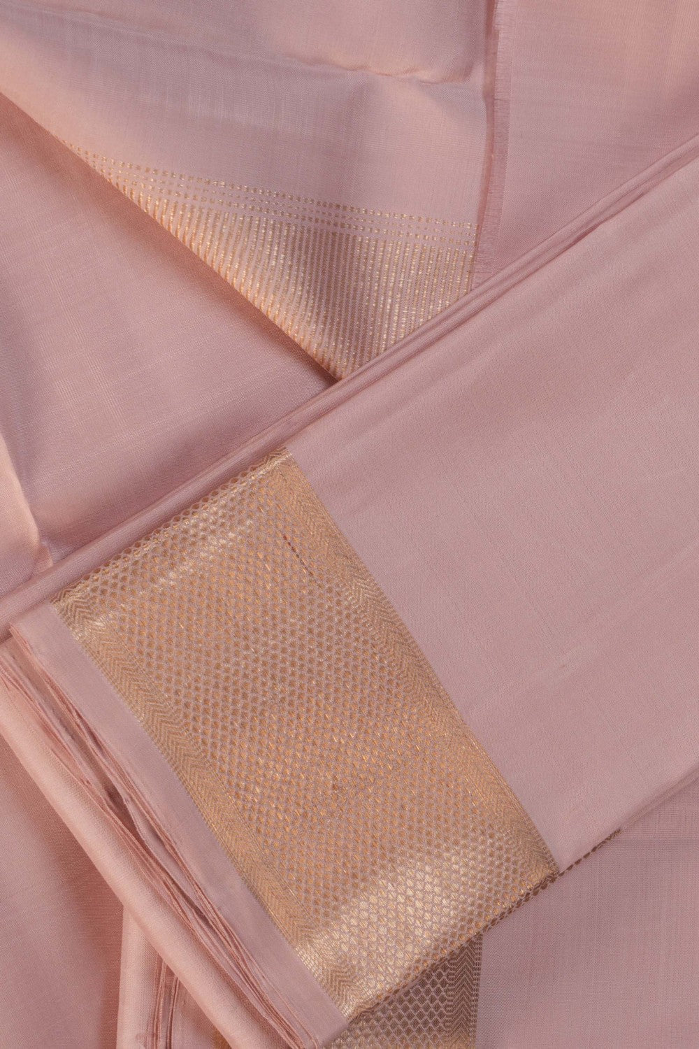 Arani Silk Mauve Purple Dhoti With Kanduva (8 X 4) 3 Pcs Set