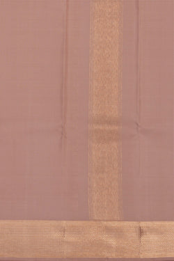 Image of Arani Silk Mauve Purple Dhoti With Kanduva (8 X 4) 3 Pcs Set