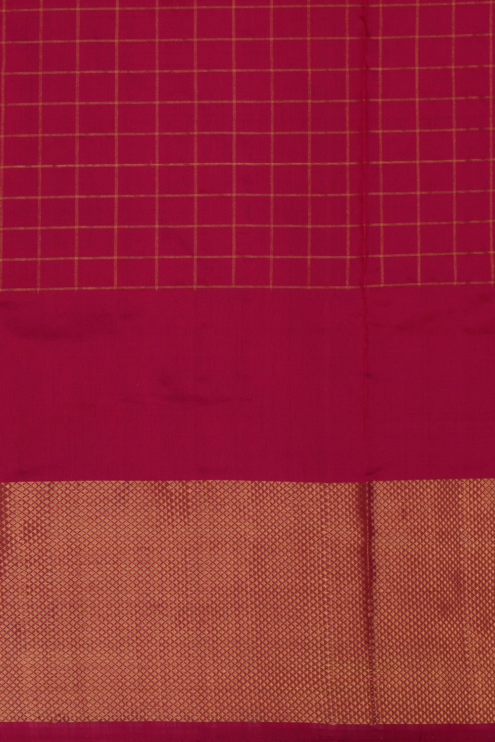 Image of Pochampally Silk Pavada Unstitched Set