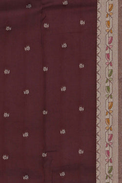 Image of Brown Shimmering Saree