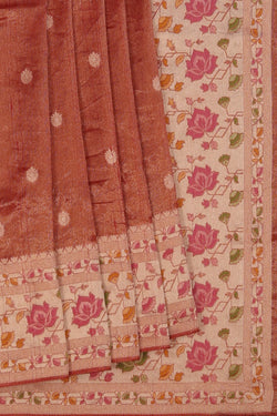 Image of Red Shimmering Saree