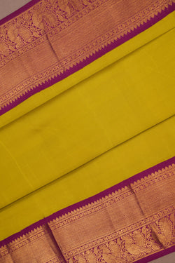 Image of Spring Green Arani Silk Saree